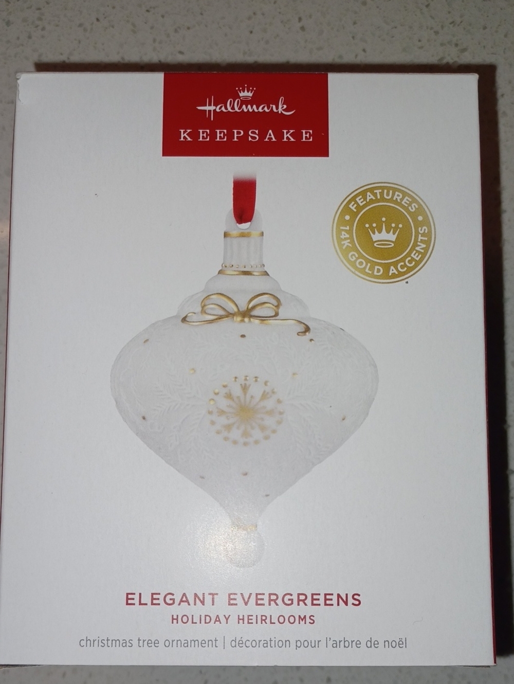 Hallmark Elegant Evergreens Ornament. 1st In The Hoilday Heirloom Series